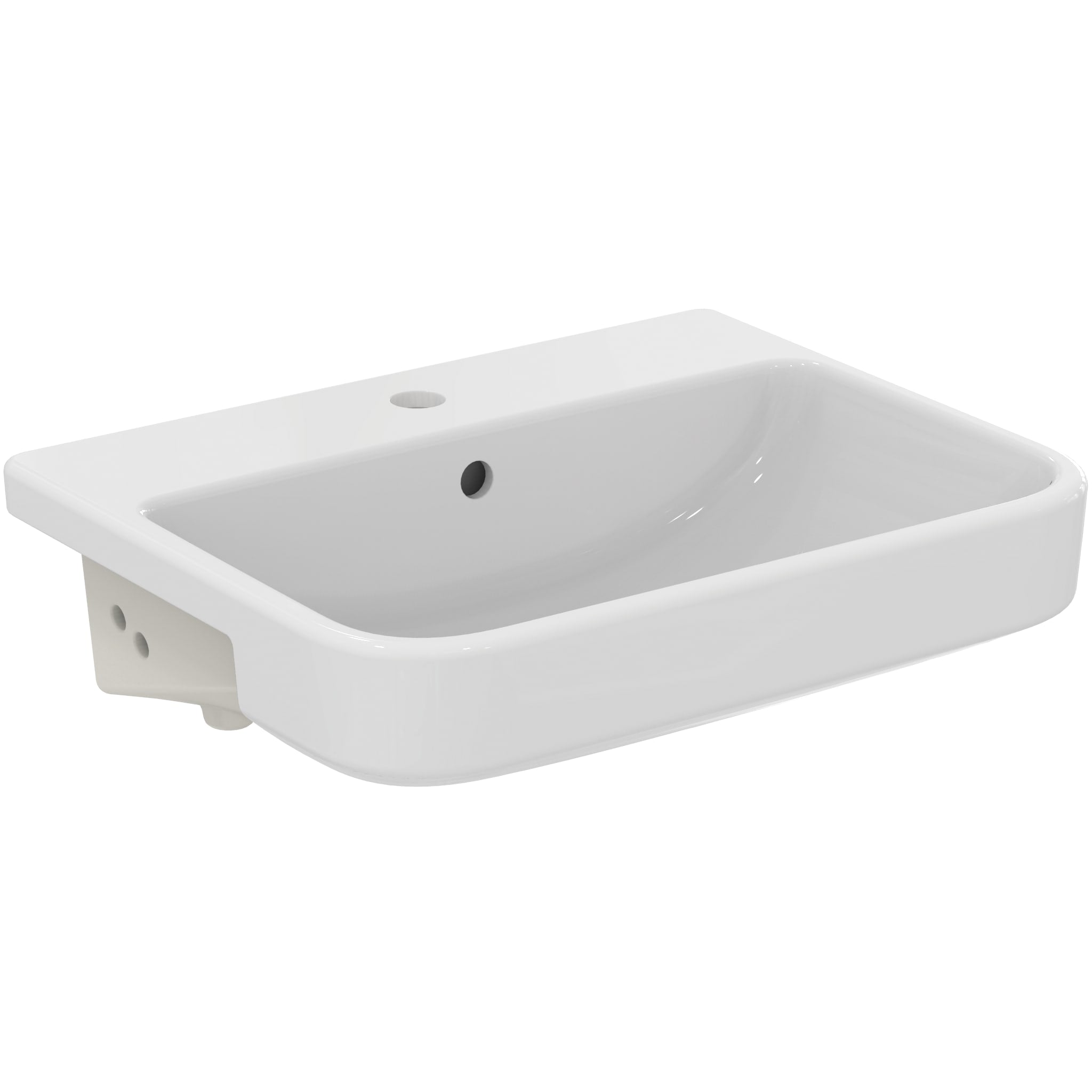 Ideal Standard i.Life B 550mm Semi-Countertop Washbasin, 1 Taphole
