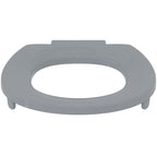 Armitage Shanks Contour 21 toilet seat only with top fixing hinges and retaining buffers, grey