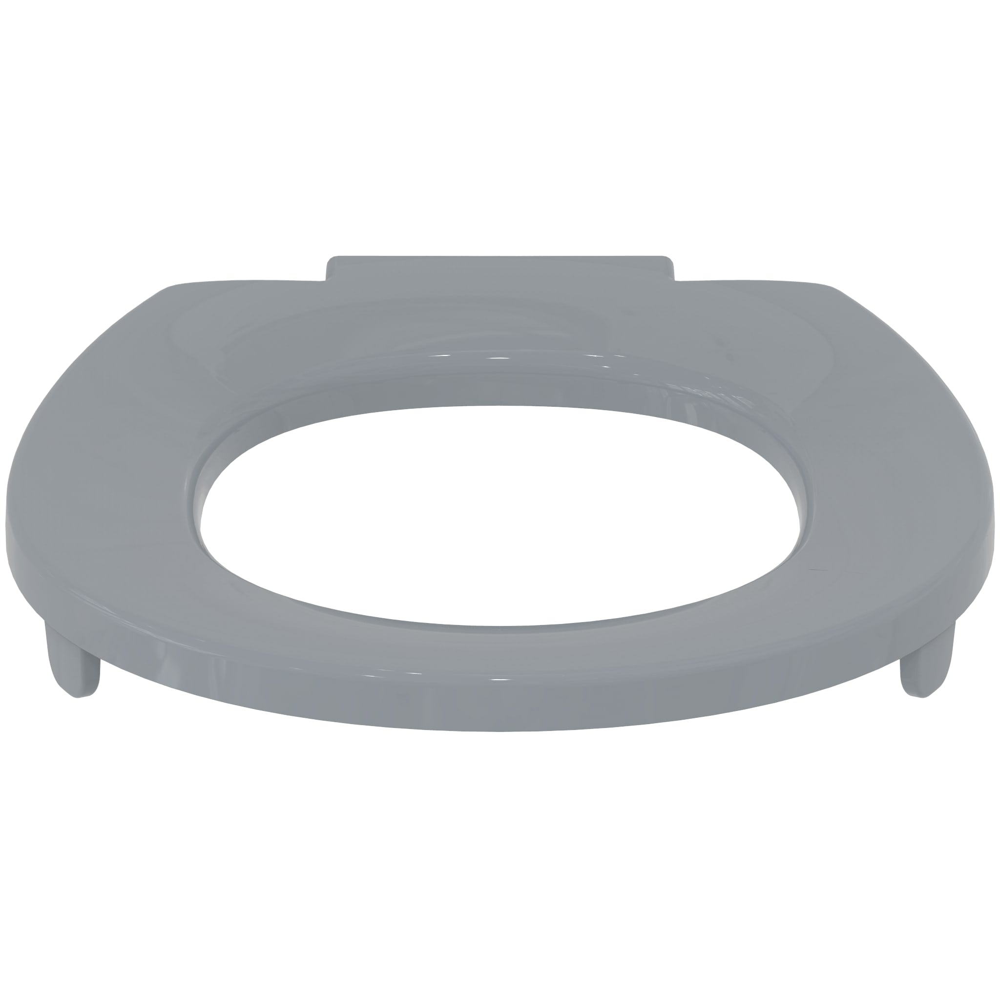 Armitage Shanks Contour 21 toilet seat only with top fixing hinges and retaining buffers, grey