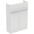 Ideal Standard i.Life S Slimline Floorstanding Semi-recess Unit 600W x 210mmD 2 Doors White Matt