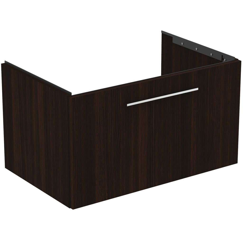 Ideal Standard i.Life B 800mm Wall Hung Vanity Unit With 1 Drawer Coffee Oak