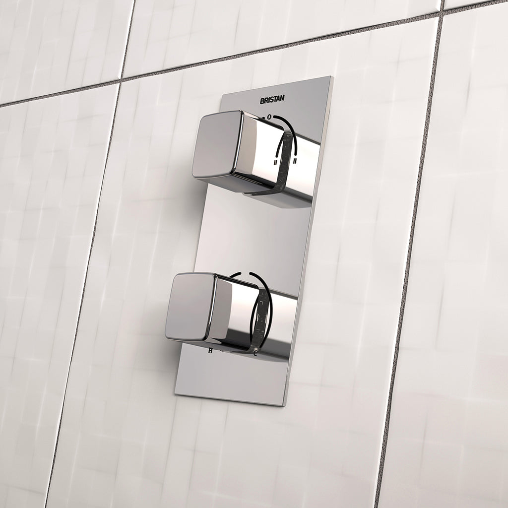 Bristan Recessed Concealed Shower Valve with Diverter Chrome COB SHCDIV C.