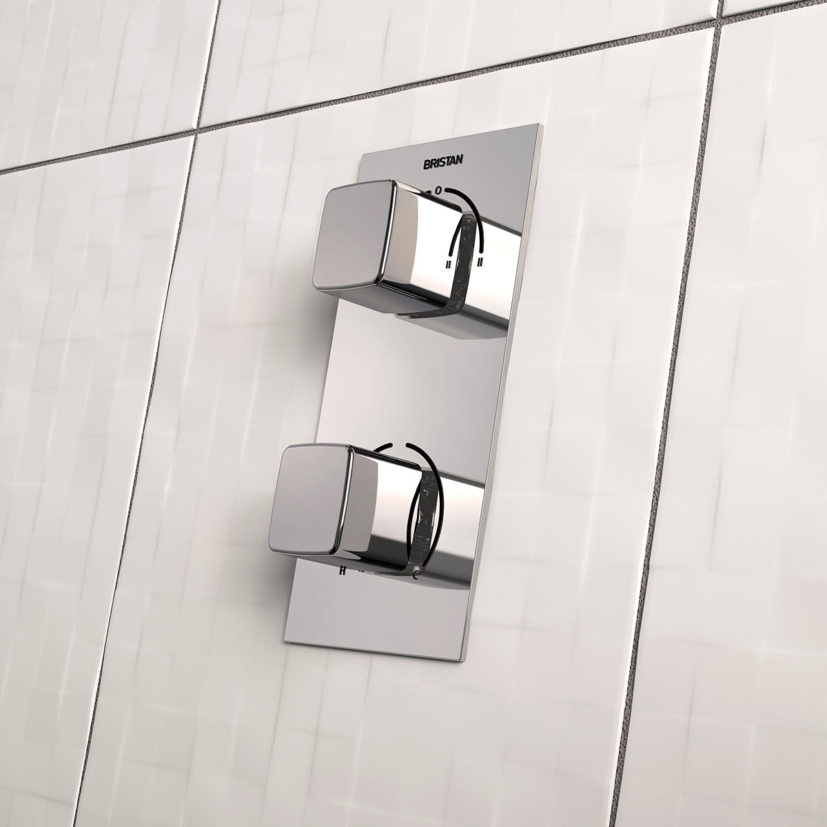 Bristan Recessed Concealed Shower Valve with Diverter Chrome COB SHCDIV C.