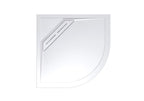Kudos Showers Connect2 Offset Curved Right Hand Shower Tray 1000 x 810mm Antislip