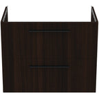 Ideal Standard i.Life B 800mm Wall Hung Vanity Unit With 2 Drawers Coffee Oak