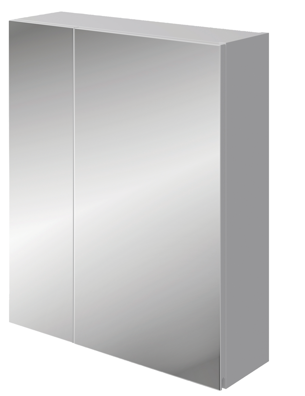 iflo Trapini Asymmetric 600 Mirror Unit Dove Grey (109485)