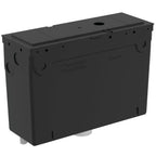 Armitage Shanks conceala 2 delay fill 4.5 litre cistern with single flush valve, bottom supply, internal overflow and alternative height plastic flushbends.