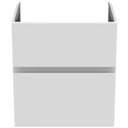 Ideal Standard Finesse 500mm X 380mm Wall Mounted Vanity Unit With 2 Drawers Matt White