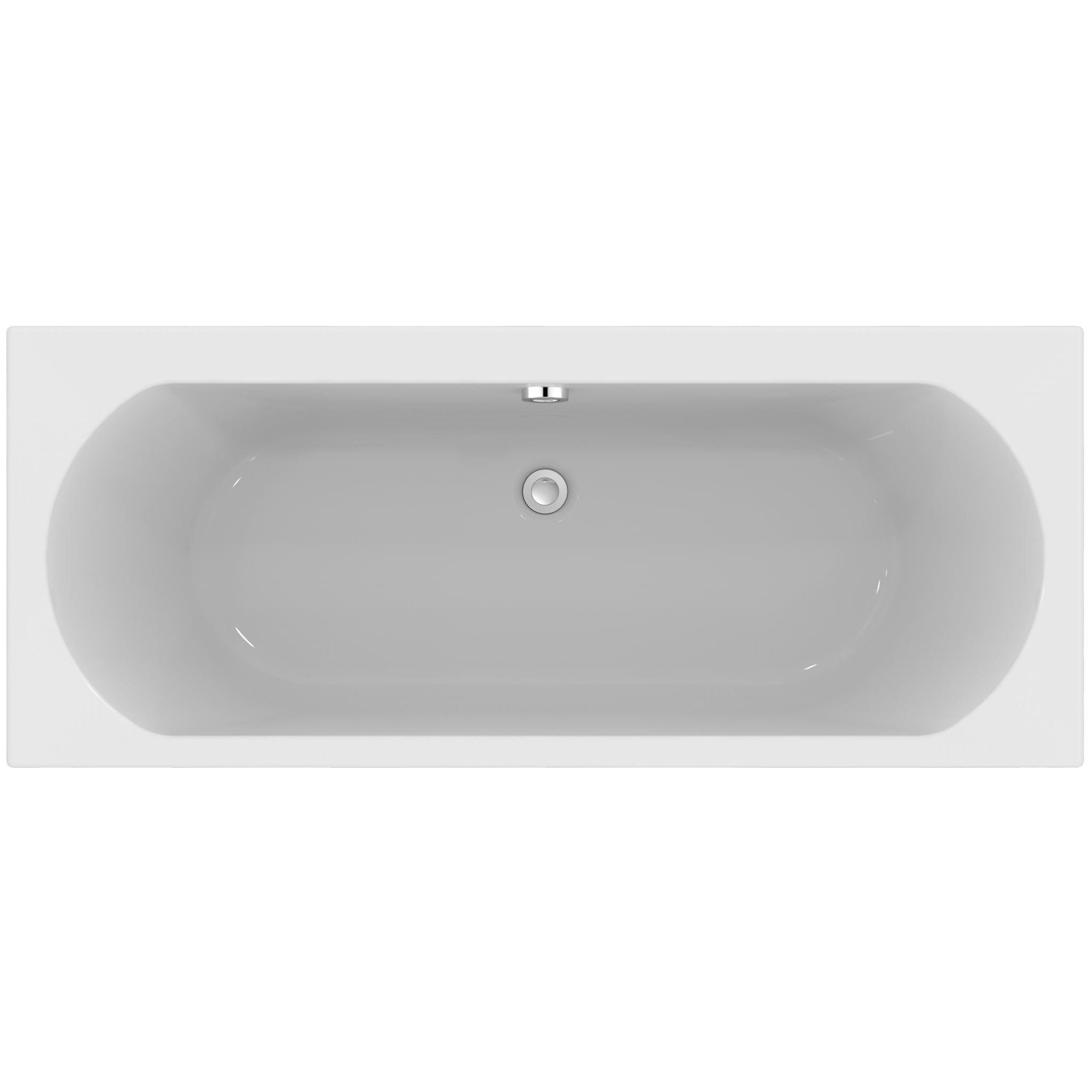 Ideal Standard Tesi Double Ended Bath 170 x 70 White No Tap Holes Idealform Plus+