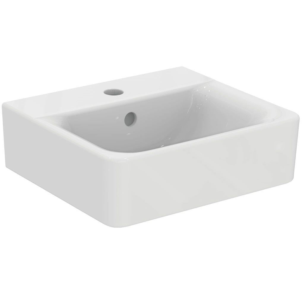 Ideal Standard Concept Cube 40cm 1 taphole handrinse washbasin with overflow