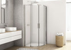 Kudos Showers Divera Quadrant Sliding Double Door 800mm Chrome