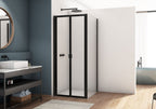 Kudos Showers Divera Bifold Door 1000mm Matt Black