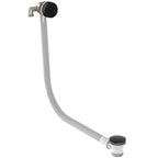 Ideal Standard IDEALFILL BATH FILLER CLICKER WASTE AND OVERFLOW SILK BLACK