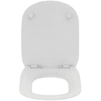 Ideal Standard Tesi slow close slim toilet seat and cover, with quick release, white