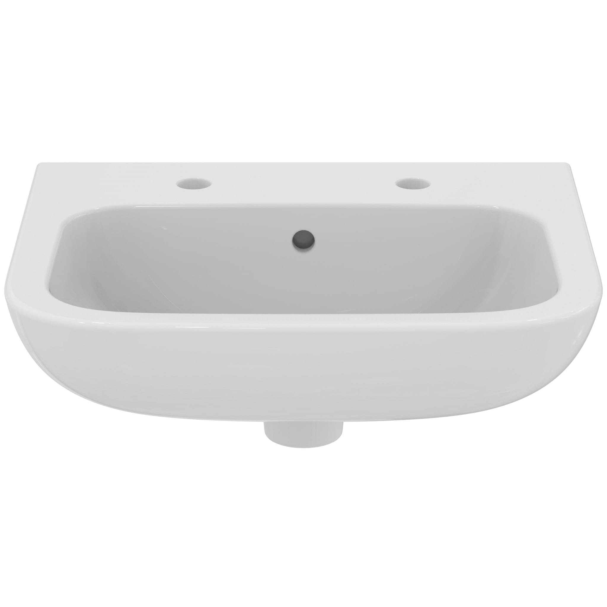 Armitage Shanks Portman 21 50cm 2 tapholes washbasin with overflow.