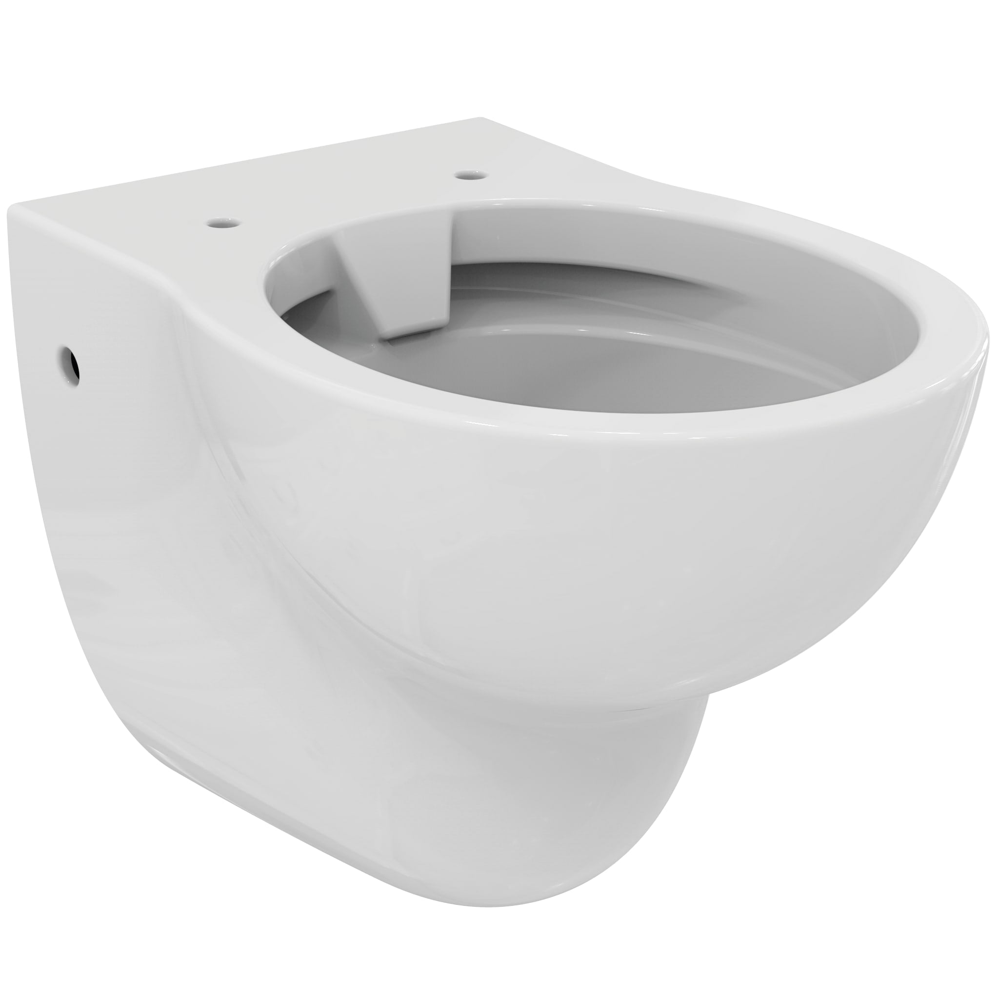 Armitage Shanks Contout 21+ wall hung rimless toilet bowl with horizontal outlet and anti-microbial glaze