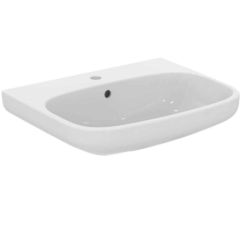 Ideal Standard i.Life A 1 Taphole Basin 600x480mm White
