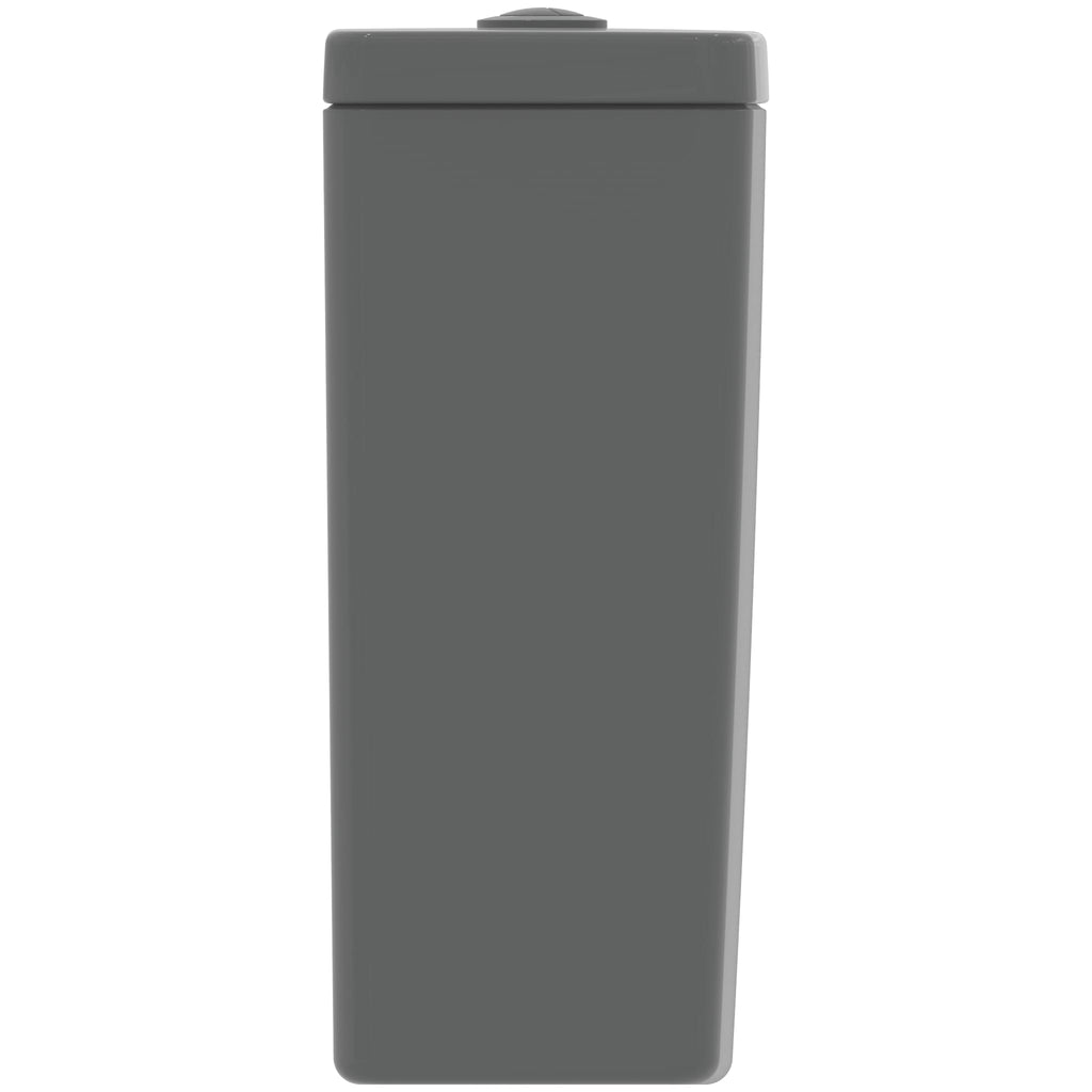 Ideal Standard i.Life A & B close coupled cistern 6/4 litre dual flush valve bottom supply and internal overflow, Gloss Grey