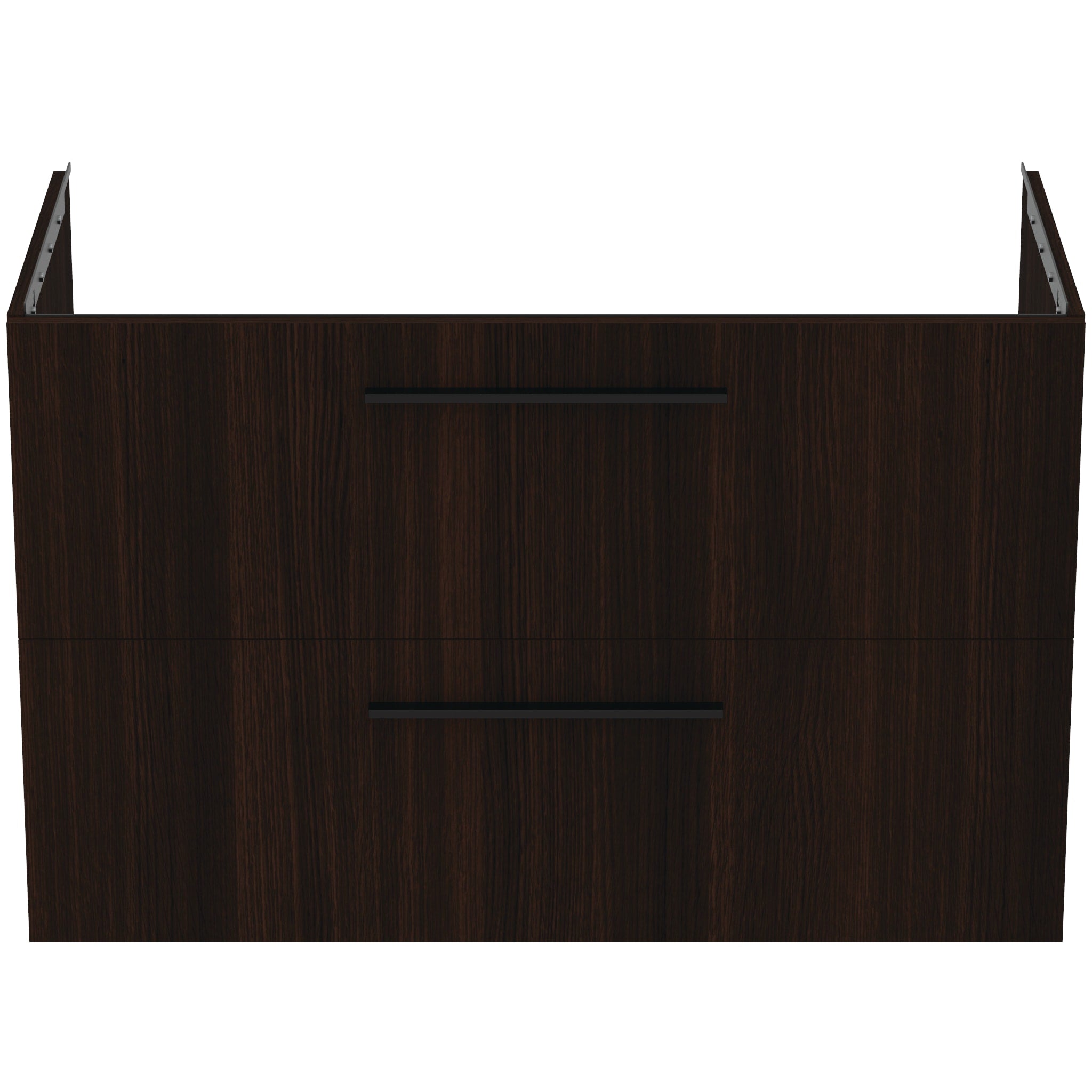 Ideal Standard i.Life B 1000mm Wall Hung Vanity Unit With 2 Drawers Coffee Oak