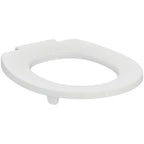 Armitage Shanks Contour 21 toilet seat only with top fixing hinges and retaining buffers, white.