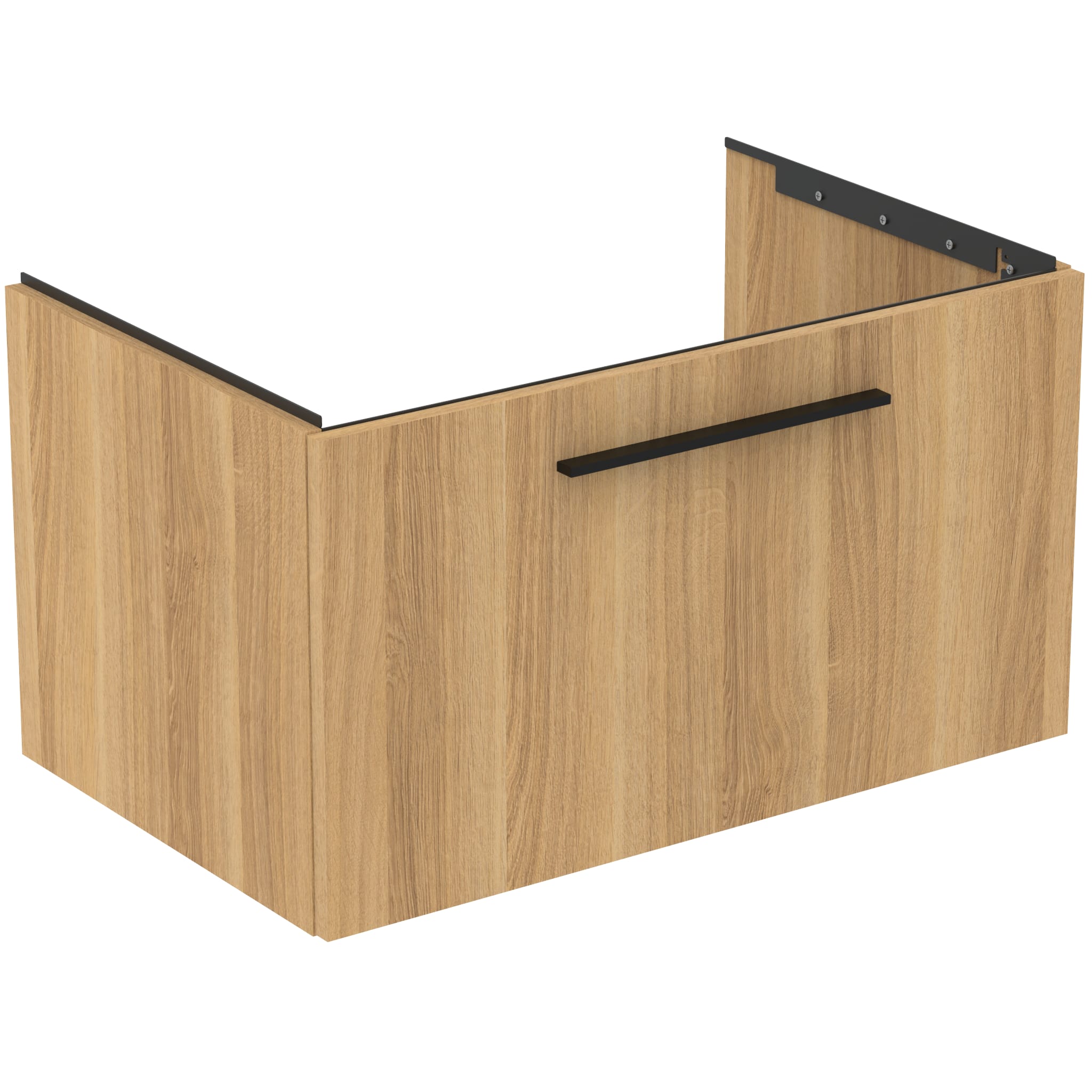 Ideal Standard i.Life B 800mm wall hung vanity unit with 1 Drawer natural oak