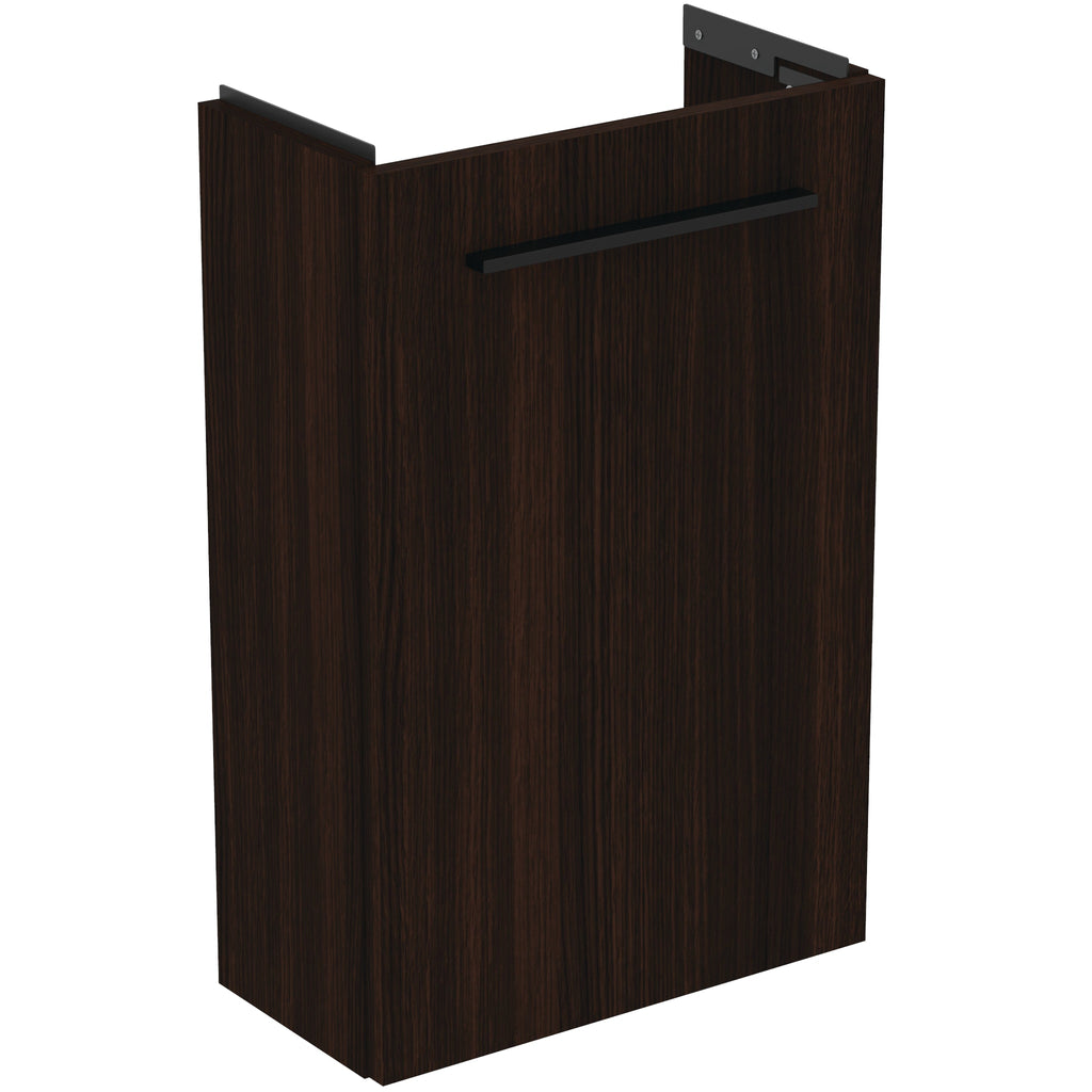 Ideal Standard i.Life S Guest Basin Wall Hung Unit 410W x 205W 1 Door Coffee Oak
