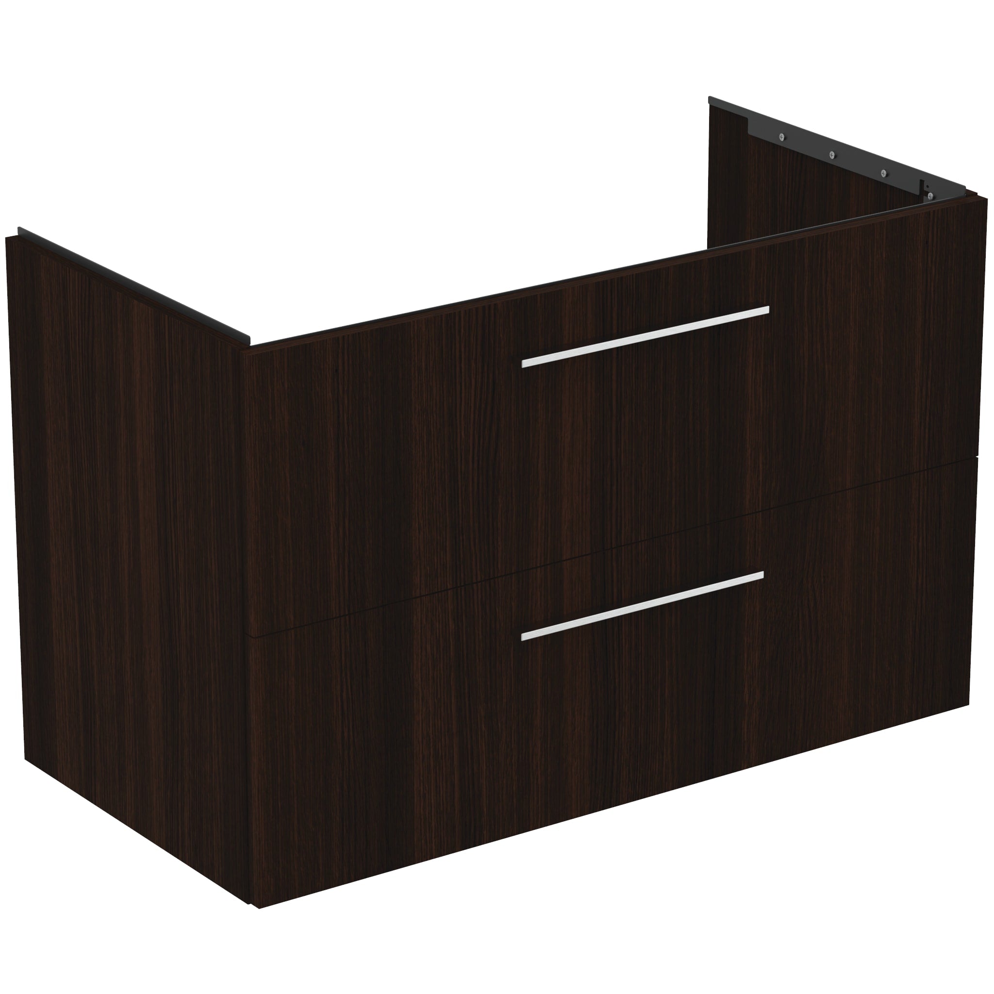 Ideal Standard i.Life B 1000mm Wall Hung Vanity Unit With 2 Drawers Coffee Oak