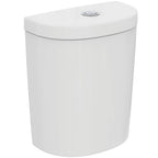 Ideal Standard Concept Arc close coupled delay fill 4/2 6 litre cistern, dual flush push button valve, bottom supply and interl overflow