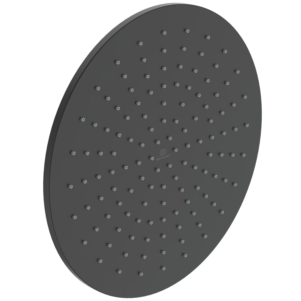 Ideal Standard Idealrain 300mm Round Rainshower Head Silk Black A5803XG.