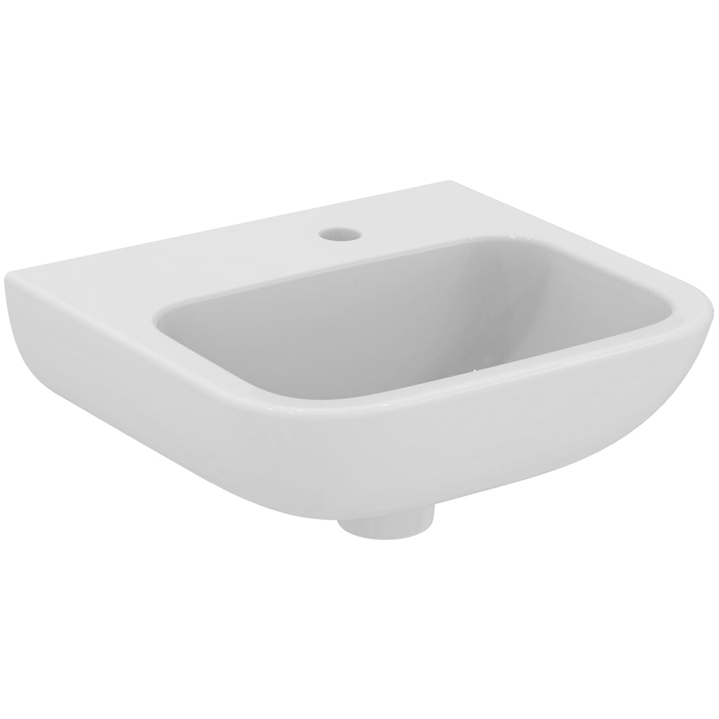 Armitage Shanks Portman 21 40cm 1 right-hand taphole washbasin, no overflow or chainstay hole.