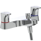 Ideal Standard Cerabase Dual Control Bath Filler with Shower Set Chrome