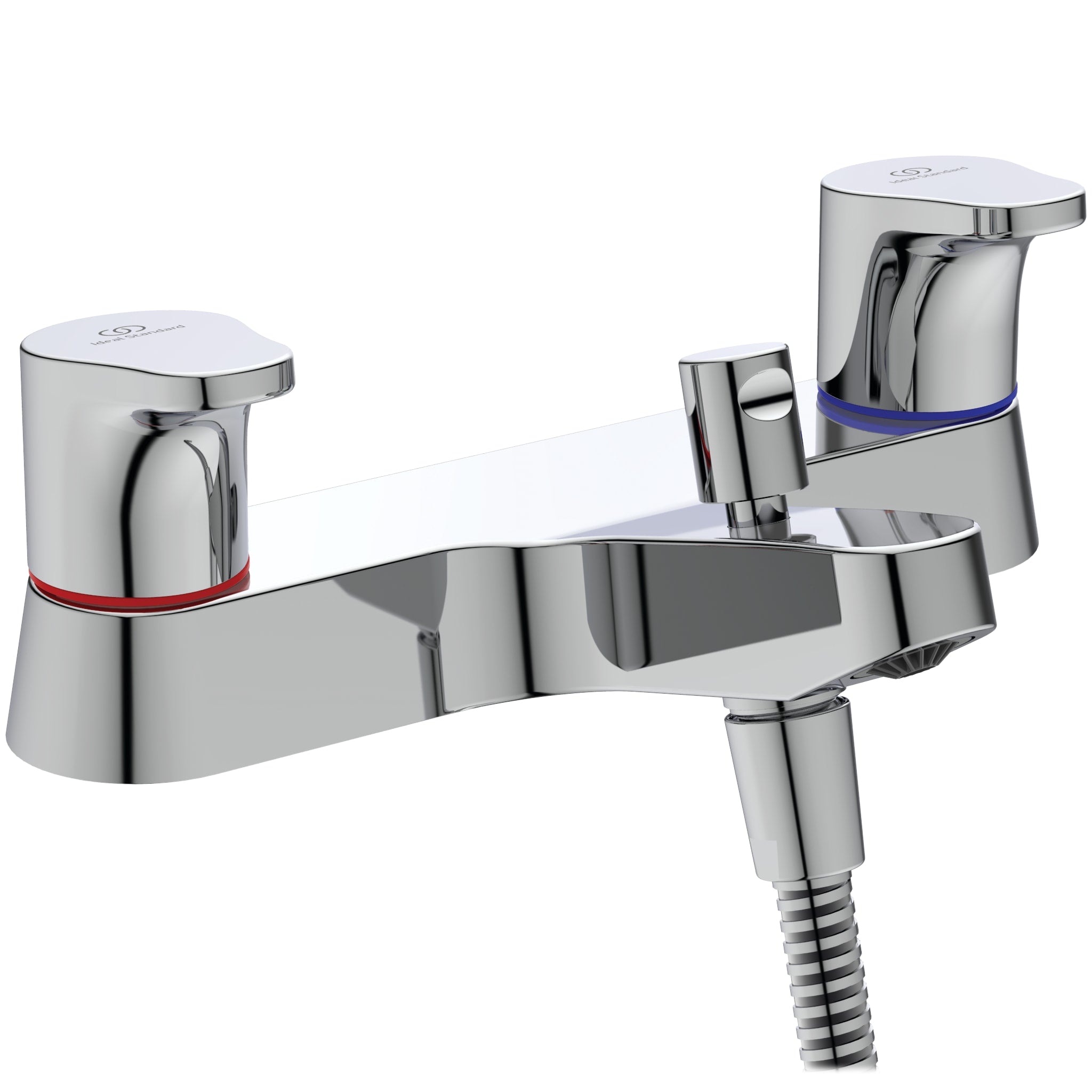 Ideal Standard Cerabase Dual Control Bath Filler with Shower Set Chrome