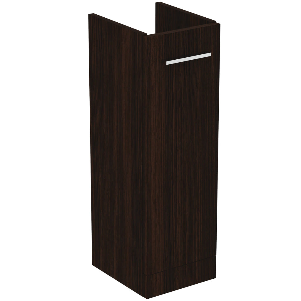 Ideal Standard i.Life A Slimline Pedestal Unit 225 x 260mm 1 Door Coffee Oak