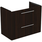 Ideal Standard i.Life A Wall Hung Vanity Unit 800W x 440mmD 2 Drawers Coffee Oak