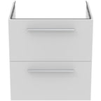Ideal Standard i.Life B 600mm Wall Hung Vanity Unit With 2 Drawers Matt White