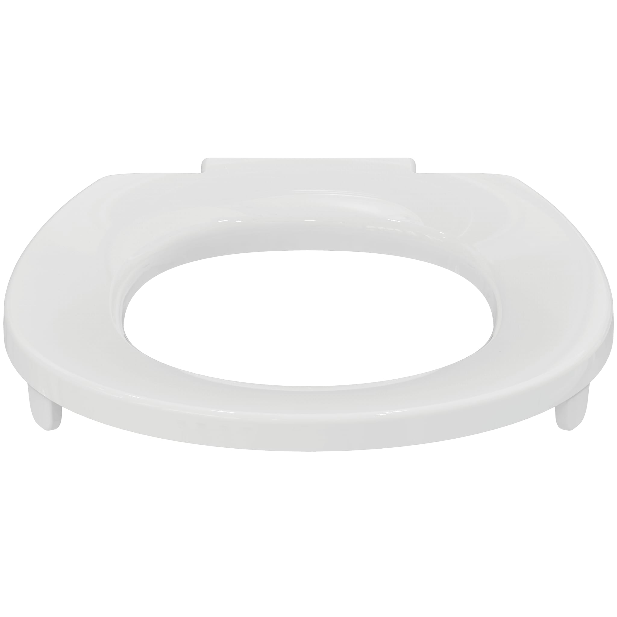 Armitage Shanks Contour 21 toilet seat only with top fixing hinges and retaining buffers, white.