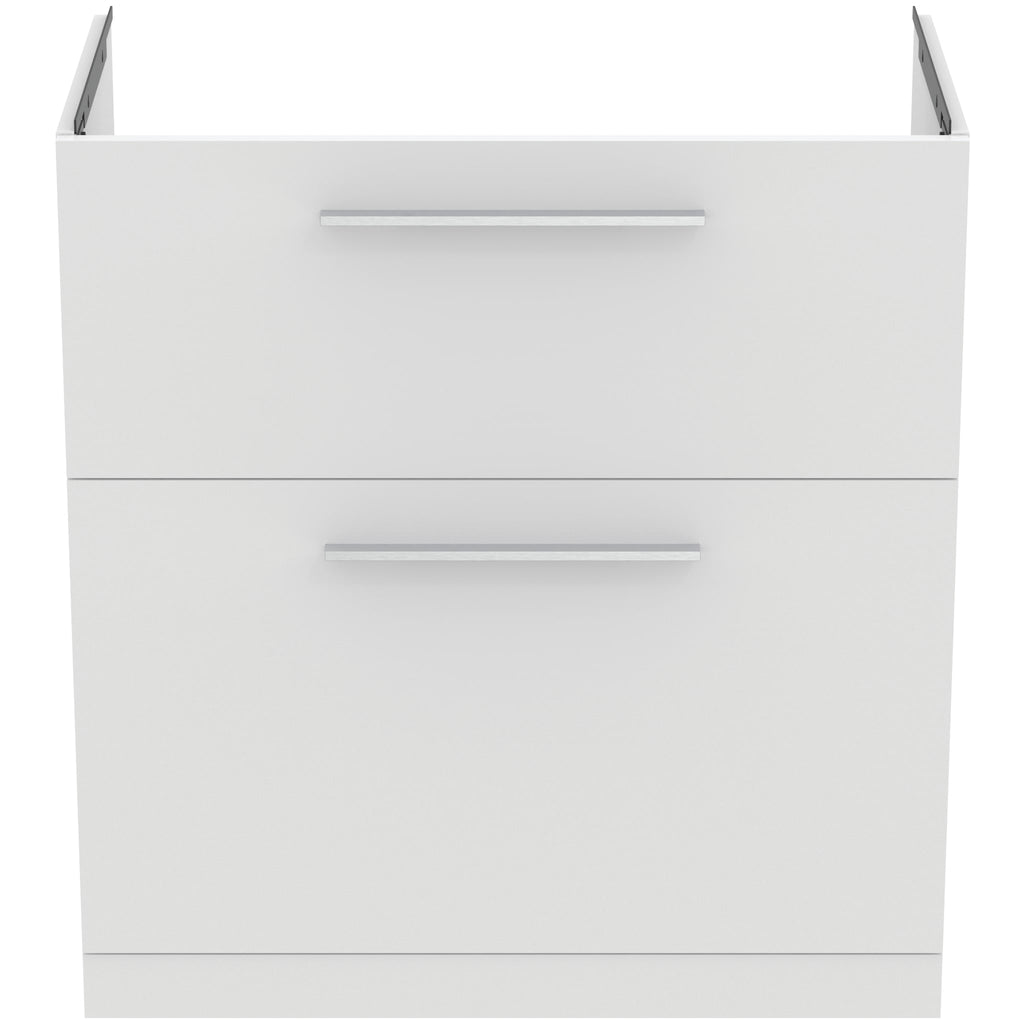 Ideal Standard i.Life A Floor Standing Vanity Unit 800W x 440mmD 2 Drawers White Matt
