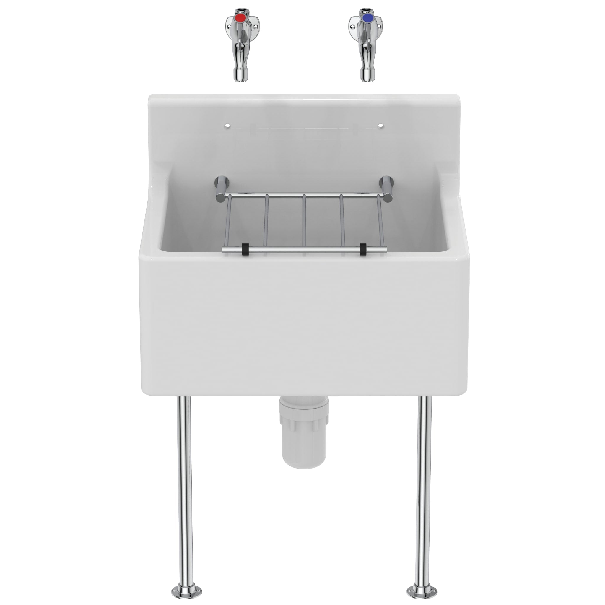 Armitage Shanks - 510 x 380mm Birch Cleaners Sink Pack with Grating and Pads (S047401)