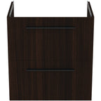 Ideal Standard i.Life A Wall Hung Vanity Unit 600W x 440mmD 2 Drawers Coffee Oak