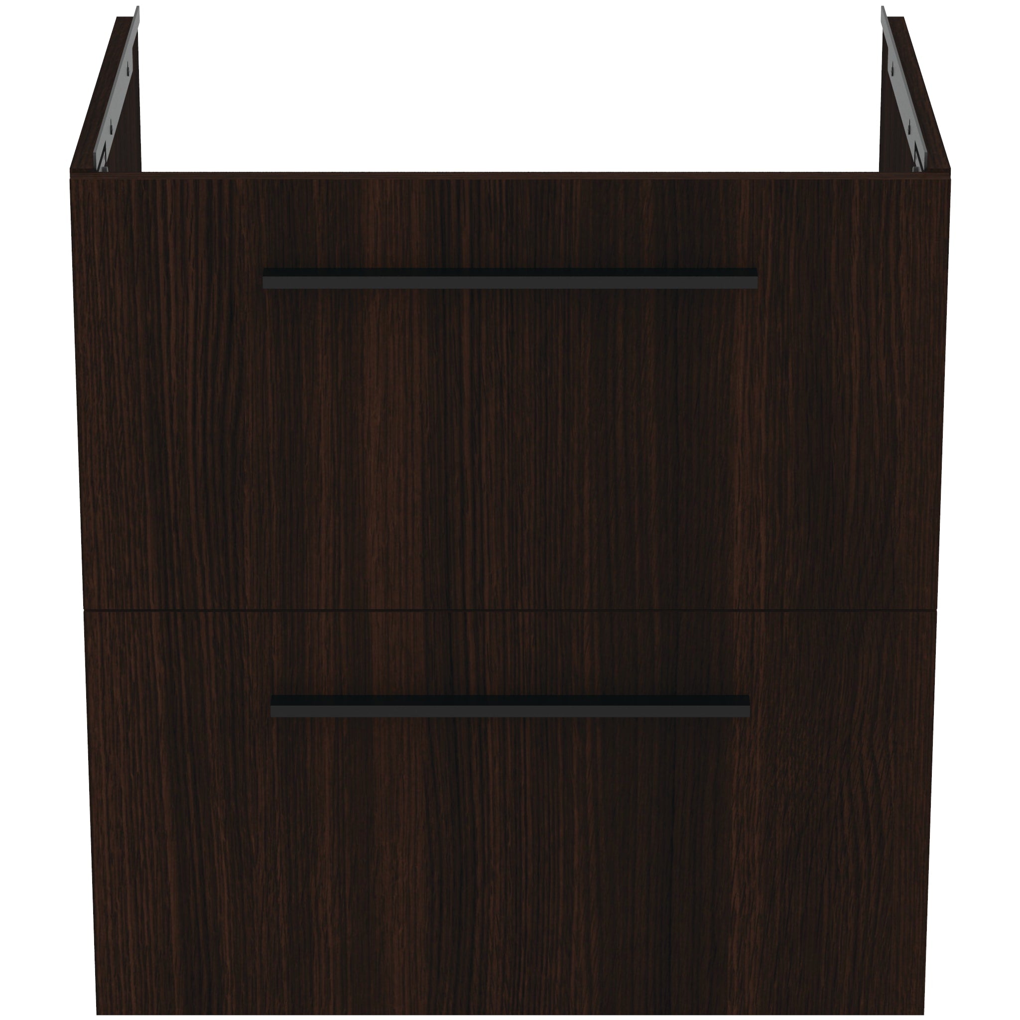 Ideal Standard i.Life A Wall Hung Vanity Unit 600W x 440mmD 2 Drawers Coffee Oak