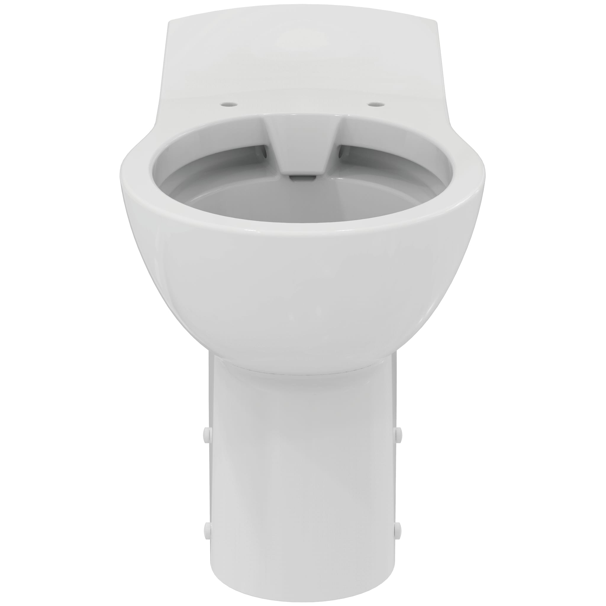Armitage Shanks Contour 21+ 70cm projection back-to-wall rimless toilet bowl with horizontal outlet and anti-microbial glaze