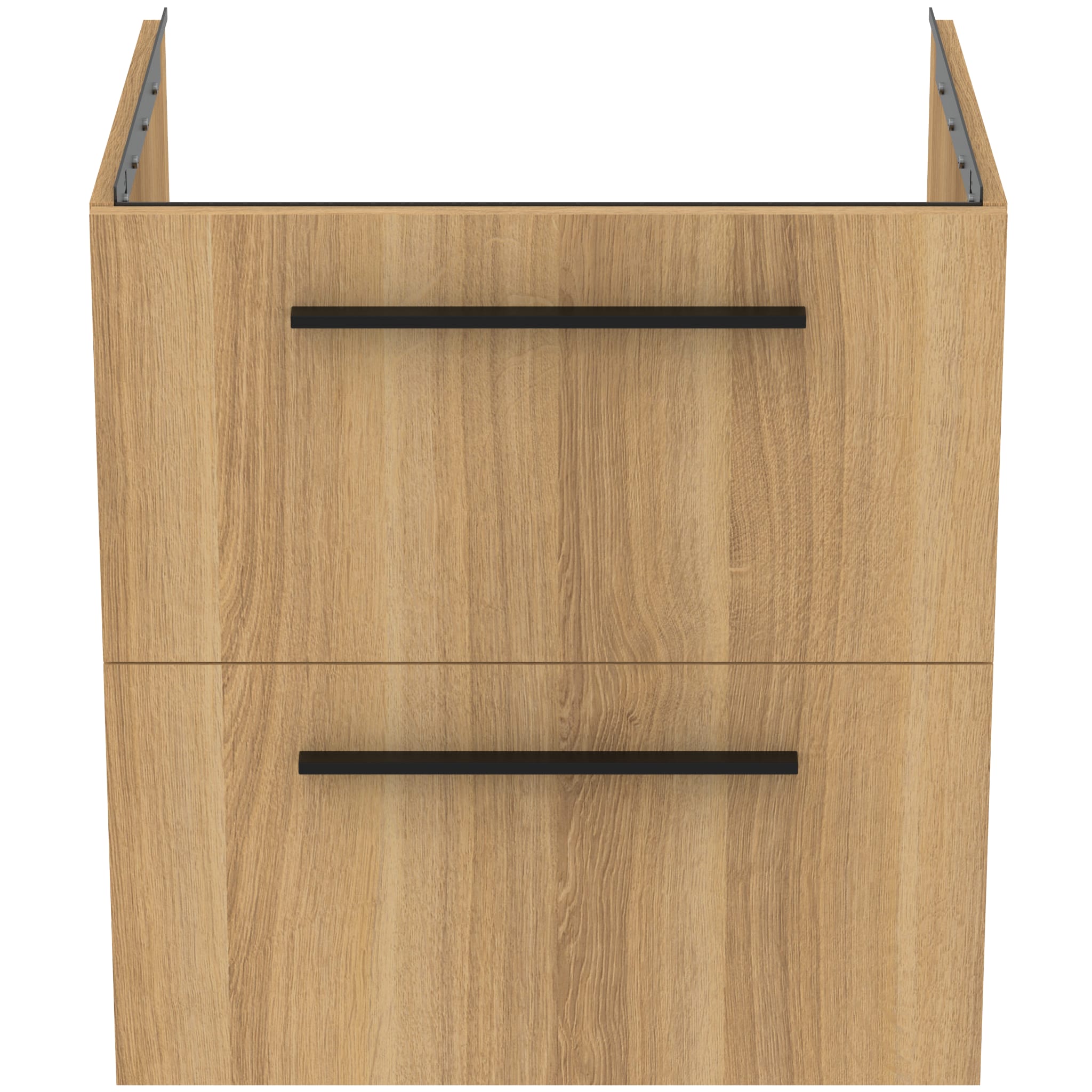Ideal Standard i.Life B 60cm wall hung vanity unit with 2 drawers, natural oak