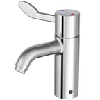 Armitage Shanks Markwik 21+ 1 taphole thermostatic basin mixer, single sequential lever, demountable with copper tails.
