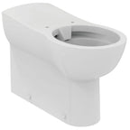 Armitage Shanks Contout 21+ 75cm projection back-to-wall rimless toilet bowl with horizontal outlet and anti-microbial glaze