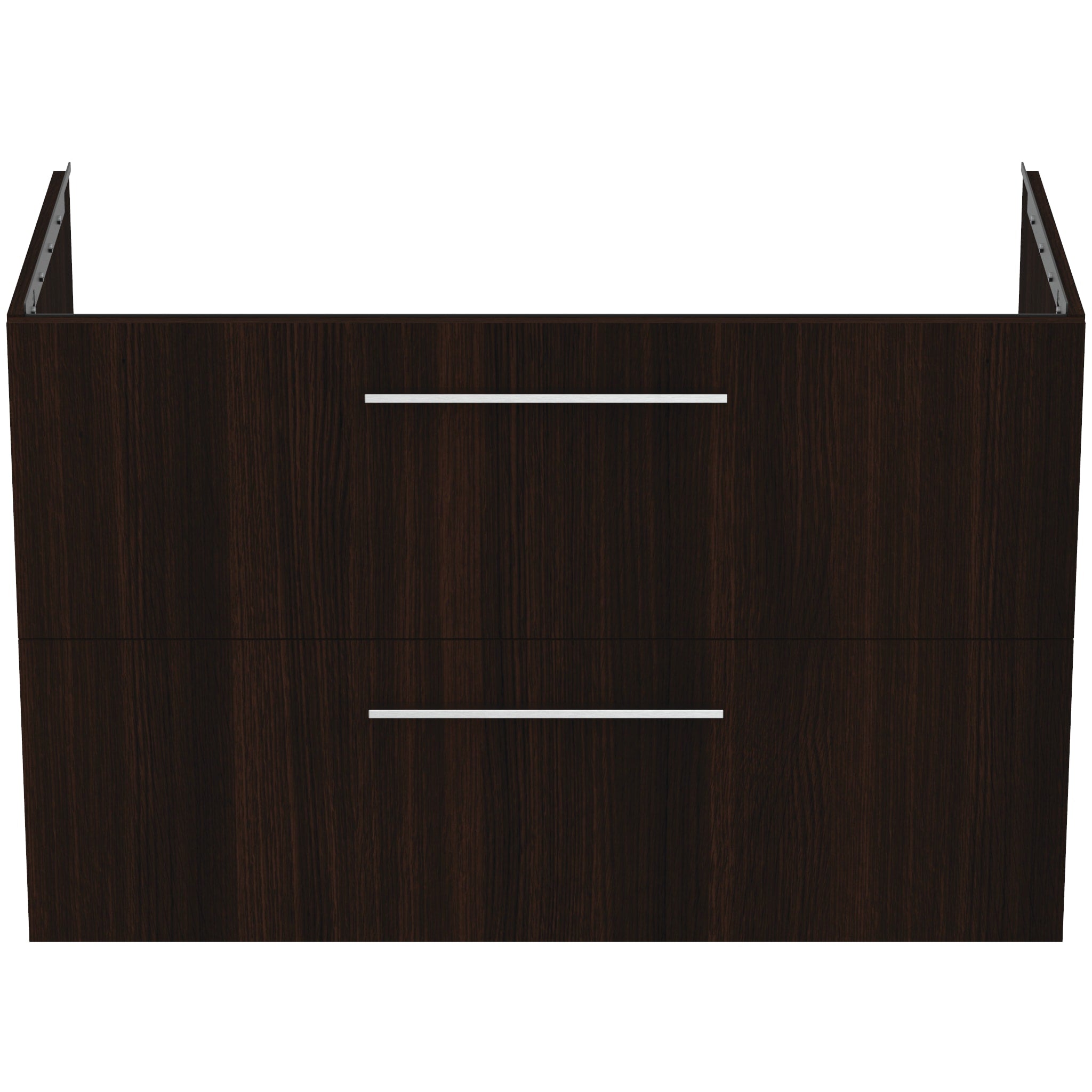 Ideal Standard i.Life B 1000mm Wall Hung Vanity Unit With 2 Drawers Coffee Oak