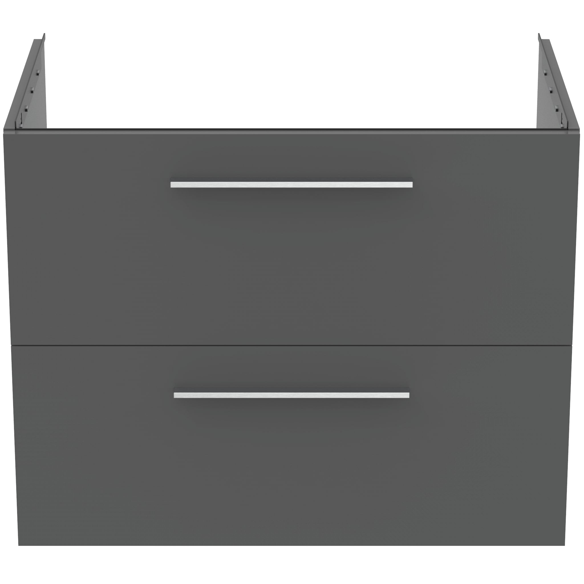Ideal Standard i.Life B 800mm Wall Hung Vanity Unit With 2 Drawers Matt Quartz Grey