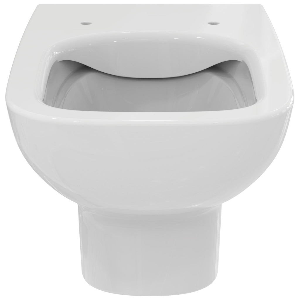 Ideal Standard i.Life A wall mounted toilet bowl with horizontal outlet and RimlS+ technology