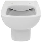 Ideal Standard i.Life A wall mounted toilet bowl with horizontal outlet and RimlS+ technology