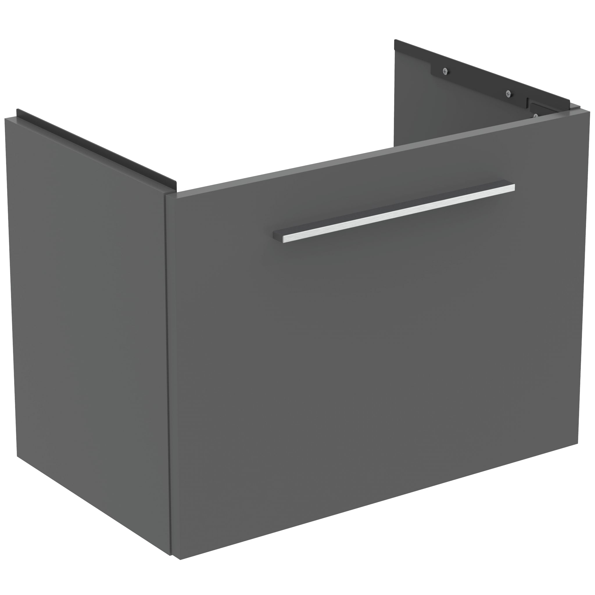 Ideal Standard i.Life S Wall Hung 1 Drawer Vanity Unit 600(W)mm Quartz Grey Matt