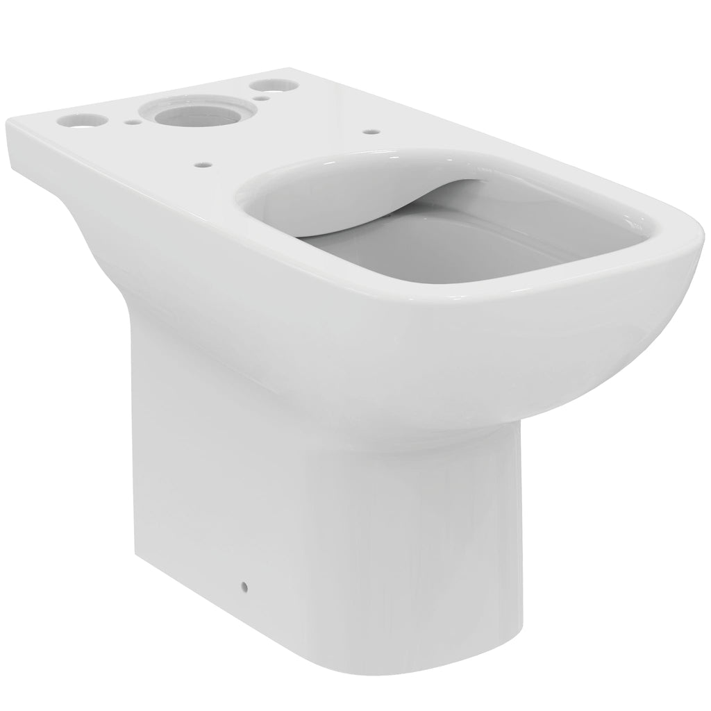 Ideal Standard i.Life A Close Coupled Back To Wall Toilet Rimless Pan (open back) with horizontal outlet
